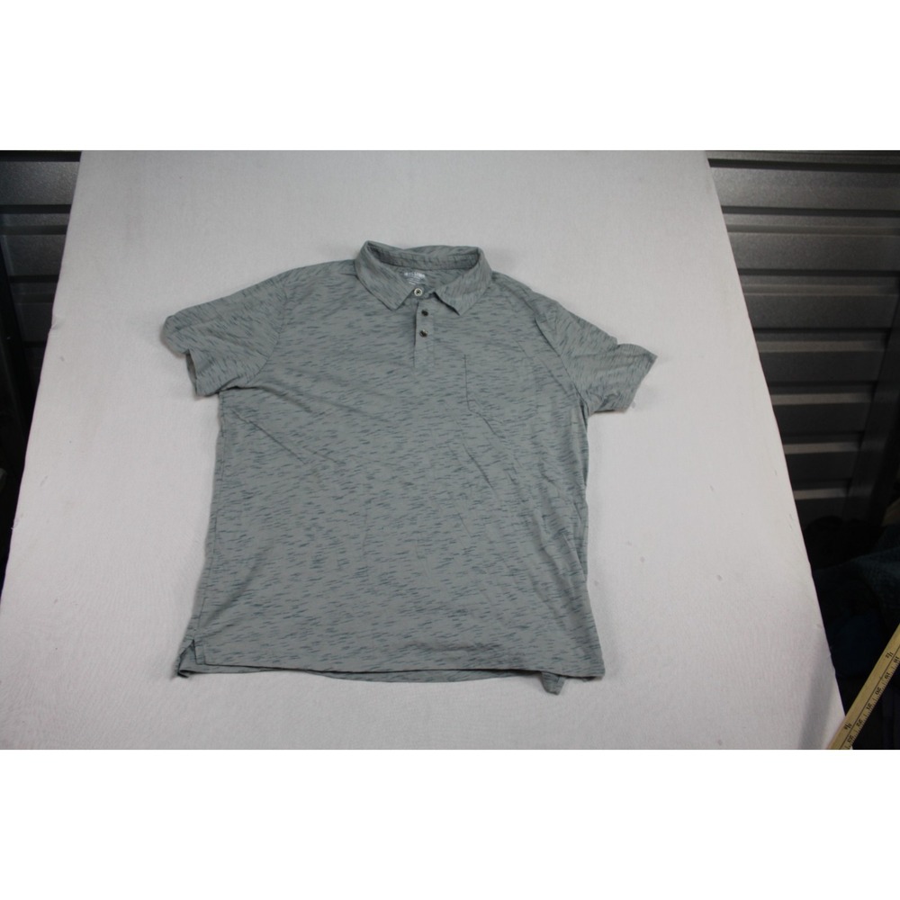 Mossimo Supply Co Men Gray Polo Short Sleeve Collar Size XXL